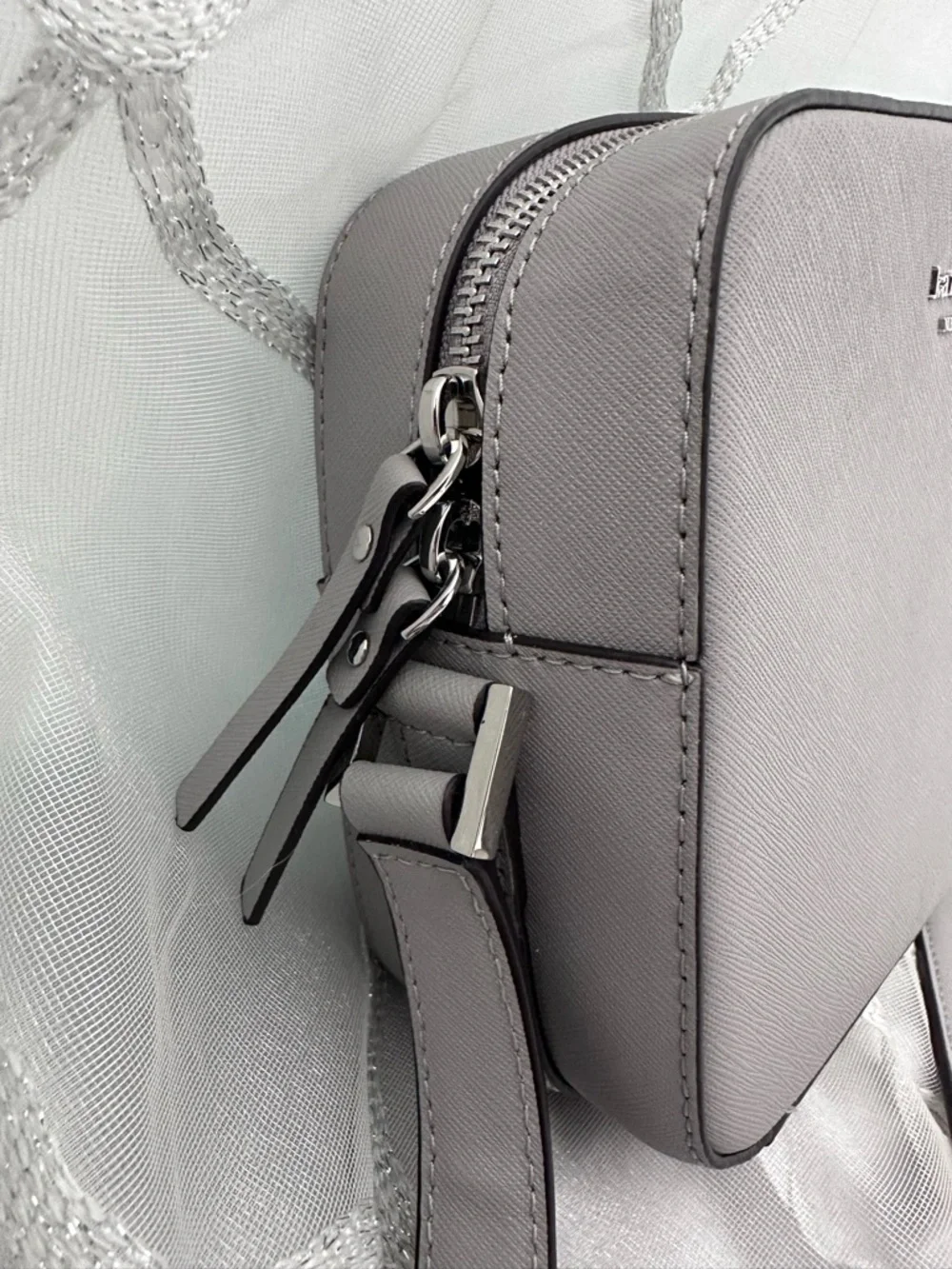 Kate Spade gray crossbody purse